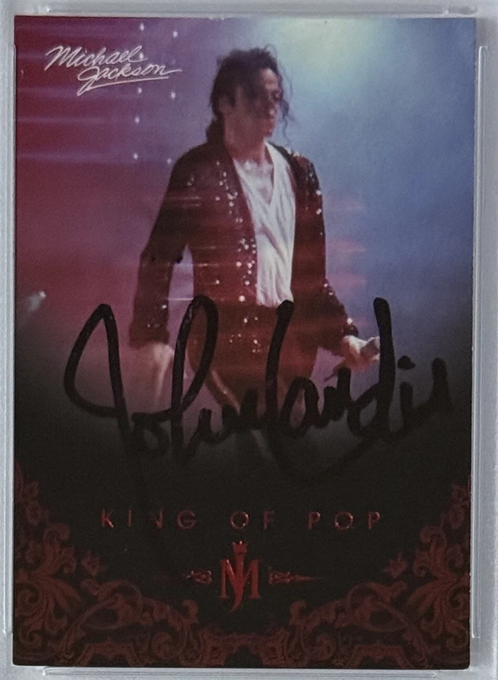 2011 帕尼·迈克尔·杰克逊惊悚片约翰·兰迪斯签名 PSA DNA 正品证书亲笔签名 — 第 2/3 张图片