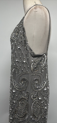 ASOS DESIGN embellished cami midaxi dress with jeweled detail in gray Size 12 | eBay ASOS DESIGN embellished cami midaxi dress with jeweled detail in gray Size 12 | eBay