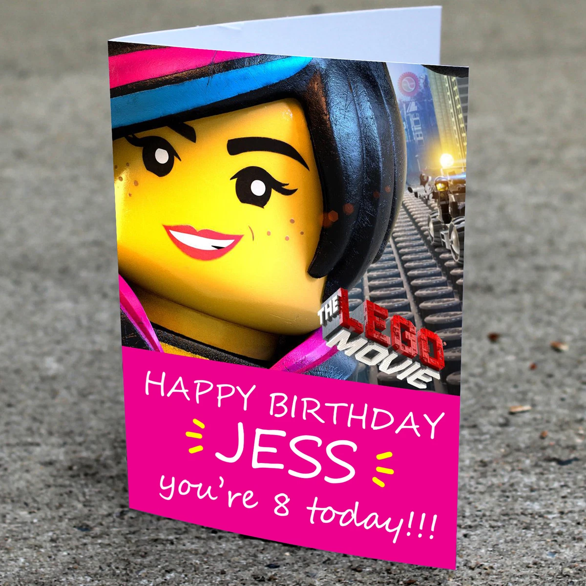 Lego happy 2024 birthday card