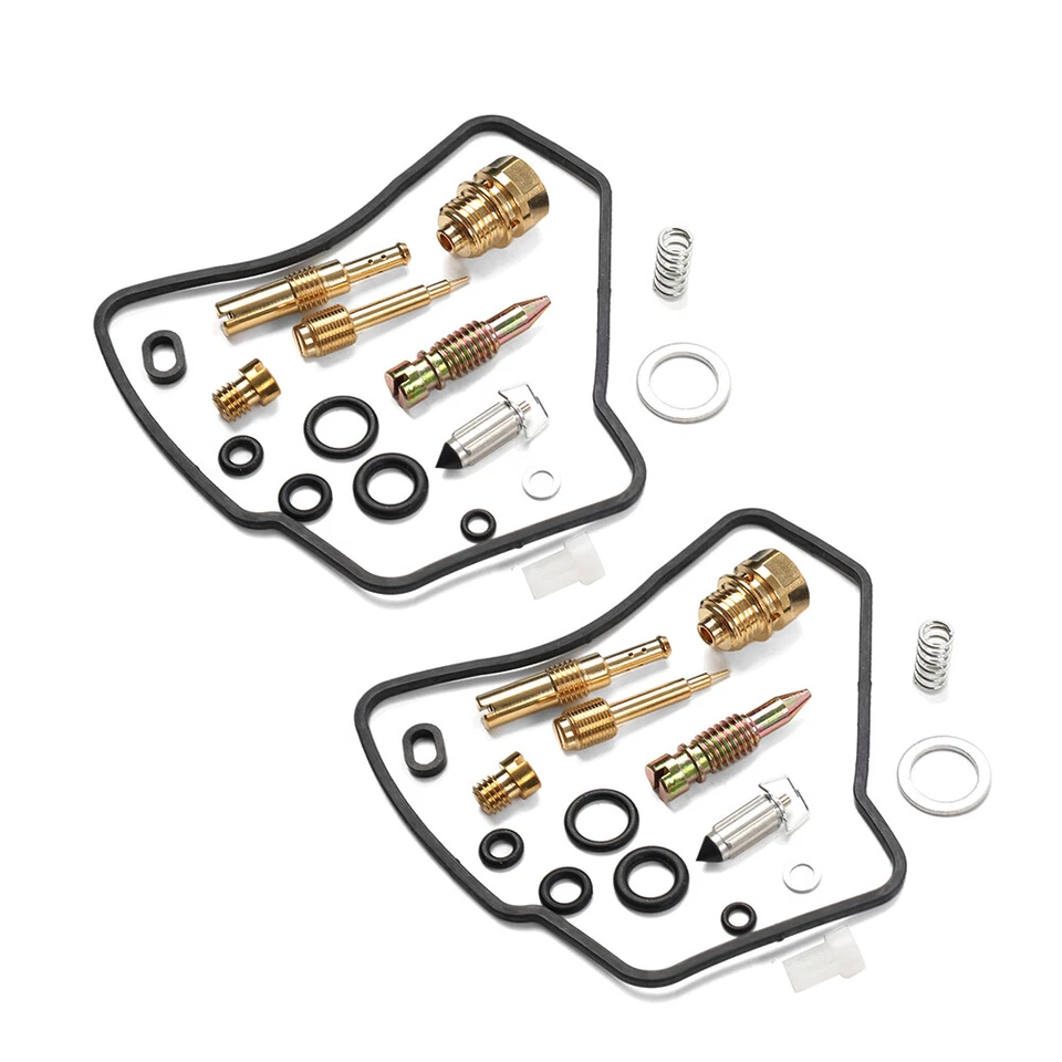 2 Sets Carburetor Carb Repair Rebuild Kit For Honda VTR250 Interceptor 1988-1990 Foto 3 de 4