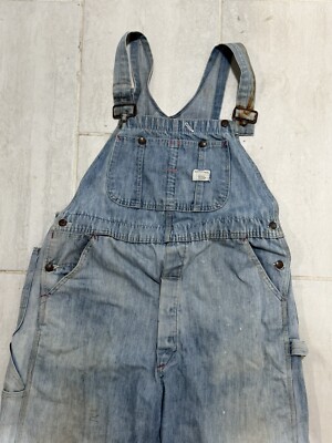 Vintage 1970s BIG MAC JC Penney's Square Back Overalls 40x28