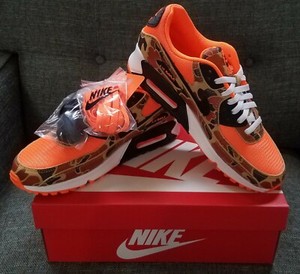 Nike Air Max 90 SP Duck Camo Orange 2020 US 10 Travis Scott Brand New | eBay