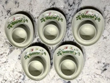 FIGGJO Flint Market Egg Cups Turi Gramstad Oliver NORWAY Lot of 5 Vintage MCM
