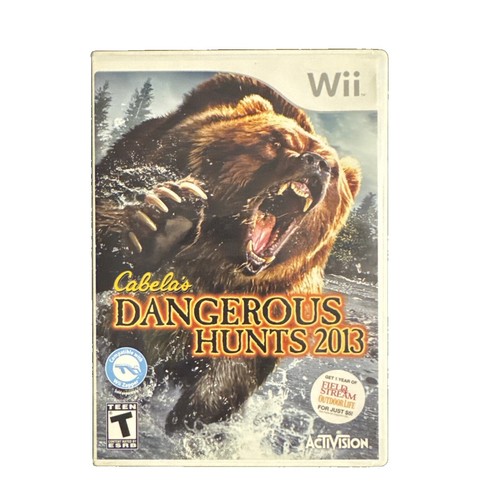 XBOX 360 Cabela's Dangerous Hunts 2013 Video Game Disc Hunting