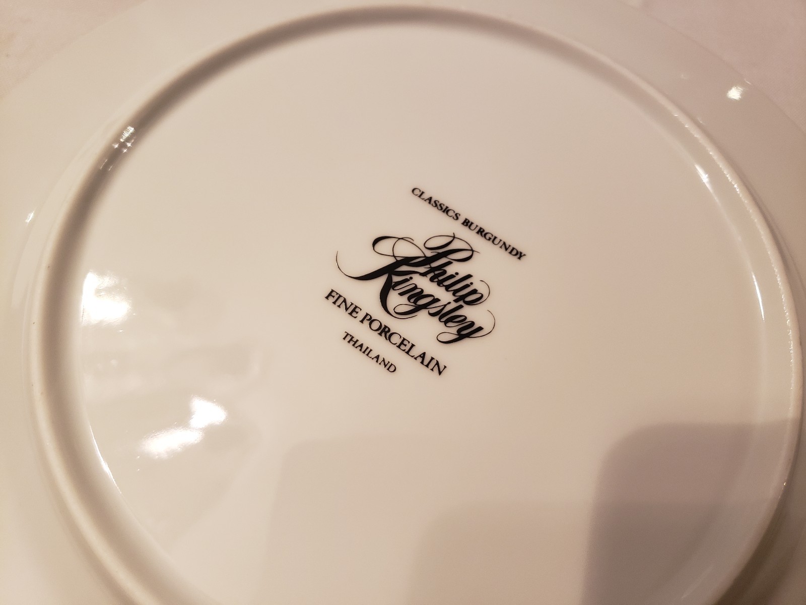 "Classics Burgundy" by Philip Kingsley - Service for 8 & Hostess Pieces - 36 pcs