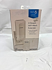 Netgear AX1800 4-Stream Wifi Mesh Extender- NEW Sealed/box slight sticker damage