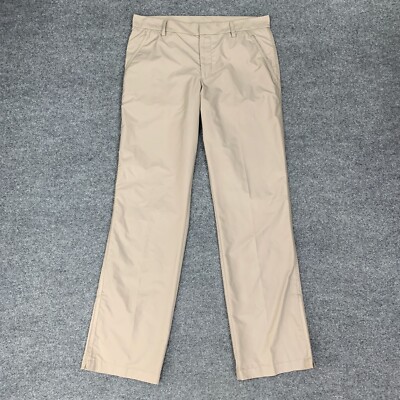 新品　J.LINDEBERG golf pant 32 J Lindeberg Pants Mens 32 Khaki Flat Front Ankle Zip Straight