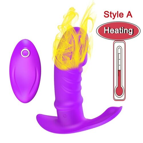 Remote Control Vibrator Realistic Dildo Heat GSpot Clit Stimulator Women Sex Toy eBay pic