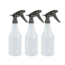 Tolco 750ml Spray Bottles & Chemical Resistant Spray Heads - 3 Pack