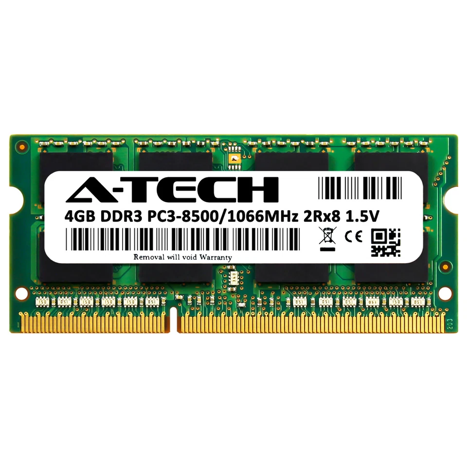 4GB DDR3 PC3-8500 SODIMM (Hynix HMT351S6BFR8C-G7 Equivalent) Laptop Memory RAM - Image 2 of 4