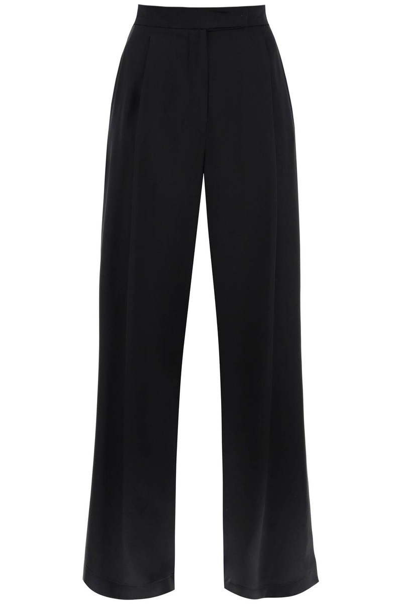 パンツ Max Mara SS24 'Fiesta' pants (FIESTA 002) Silk satin Fiesta trousers MAX MARA Woman Tg. 42 IT FIESTA