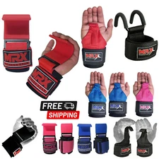 Power Weight Lifting Straps Gym Training Deadlift Wrist Support Grips Wrap Strap