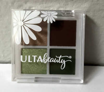 ULTA BEAUTY Greens + Browns Eyeshadow Quad Palette NEW & SEALED