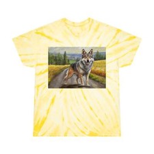 Czechoslovakian Vlciak Wolfdog Classic Tie-Dye Tee, Cyclone