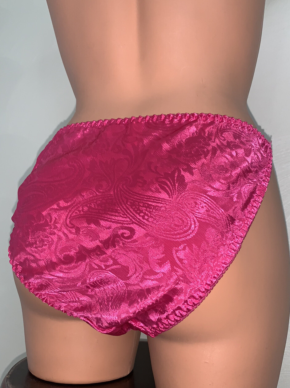 Vtg Delicates Satin Double String Bikini Panties S 5 … Gem