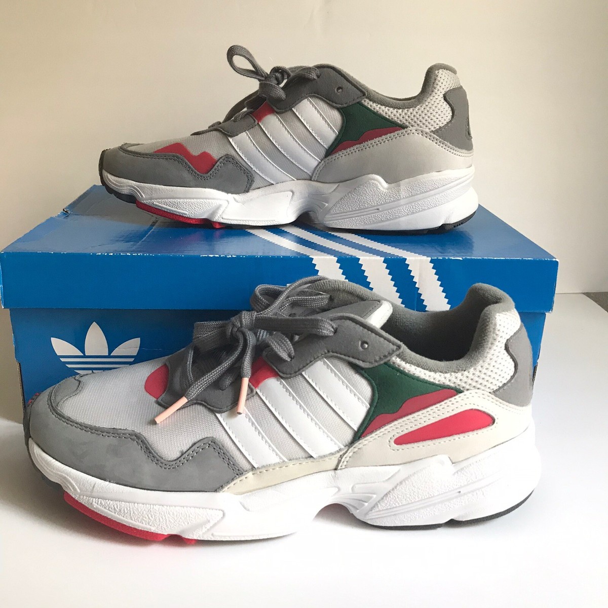 adidas Originals Yung-96 Grey White Active Pink Men Running  display picture 1
