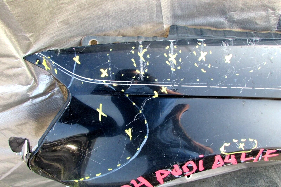 2004 AUDI A4 CONVERTIBLE DRIVER LEFT SIDE FENDER IN COLOR BLACK OEM - Image 4 of 4