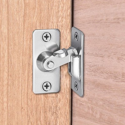 90 Degree Stainless Steel Latch- Safety Right Angle Sliding Door Catch Lock