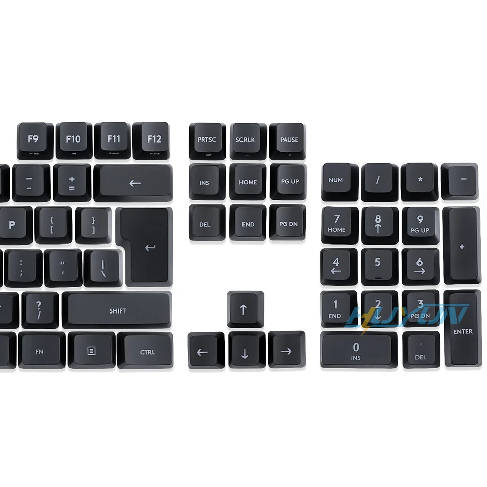 full set Keycaps for Logitech EU version G413 Mechanical Keyboard Replacement - Image 4 of 4