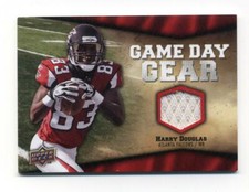 2009 Upper Deck UD Game Jersey Harry Douglas card (Falcons)