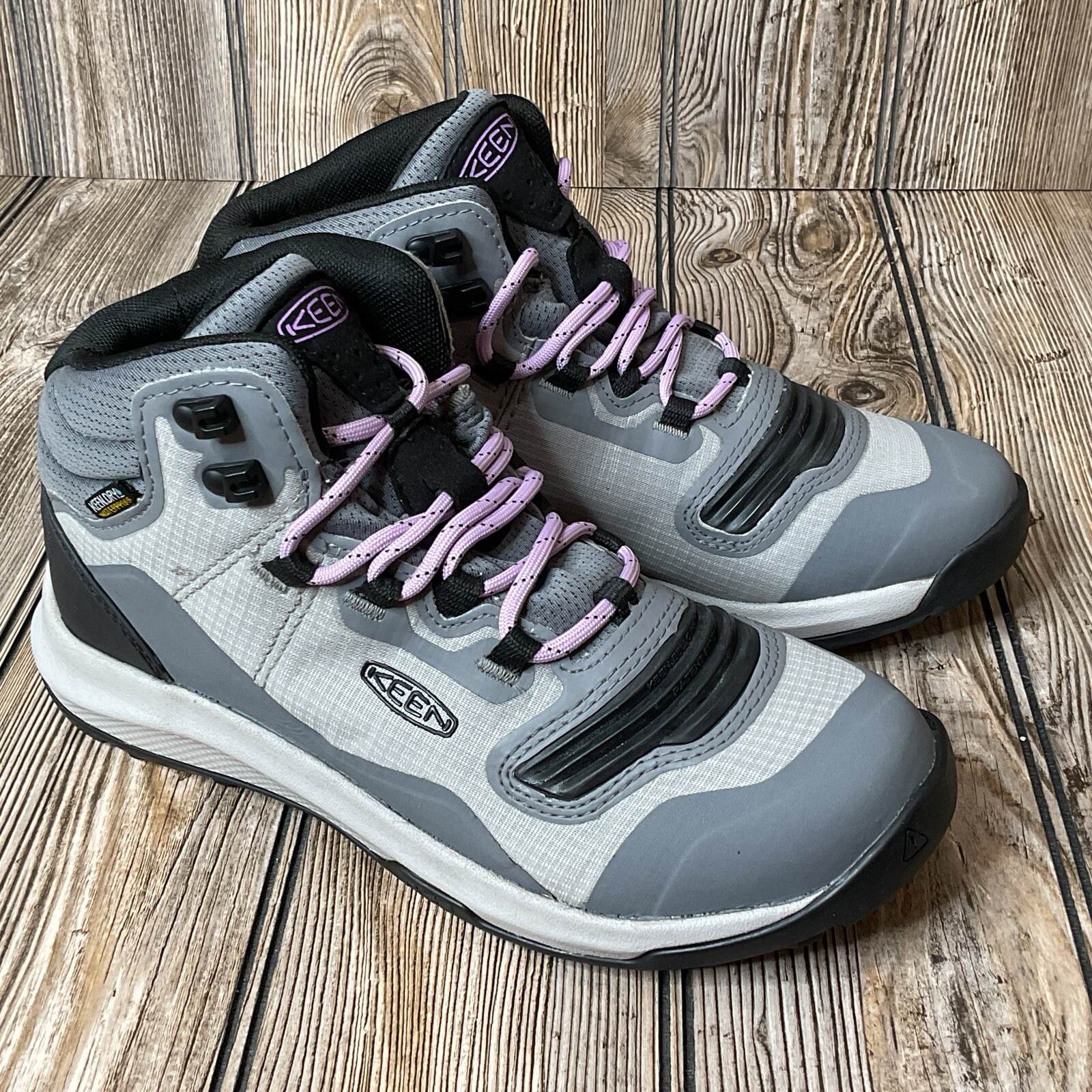 Scarpe Keen Donna Tempo Flex Mid Impermeabili Escursionismo Trail Scarponi Taglia 6 5 NUOVE