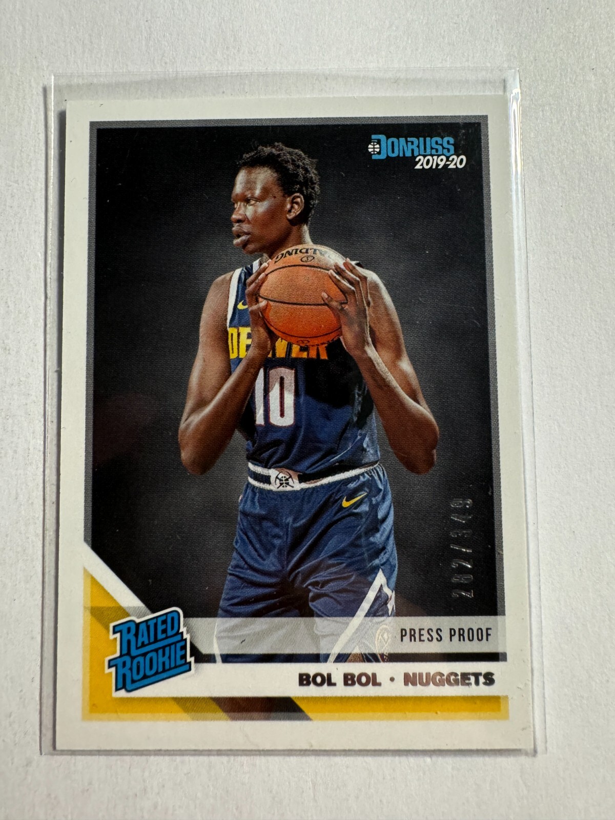 K137,361 - 2019-20 Donruss Press Proof Silver #234 Bol Bol RR #/349