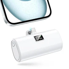 LENUTO 6000mAh USB C Portable Charger Fast Charging Power Bank for iPhone Sam...