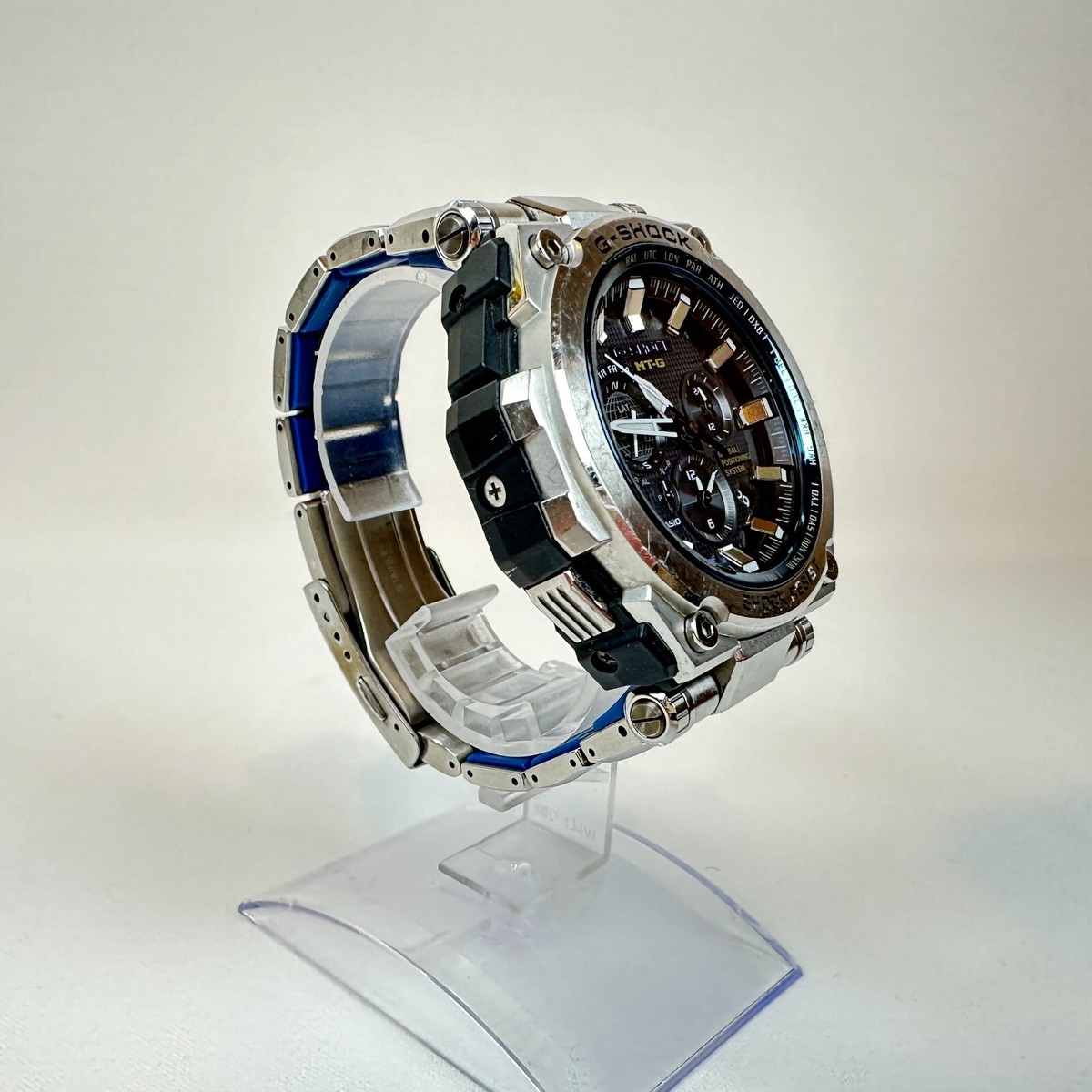 CASIO G-Shock MTG-G1000D-1A2JF Analog Black Dial Silver Tough