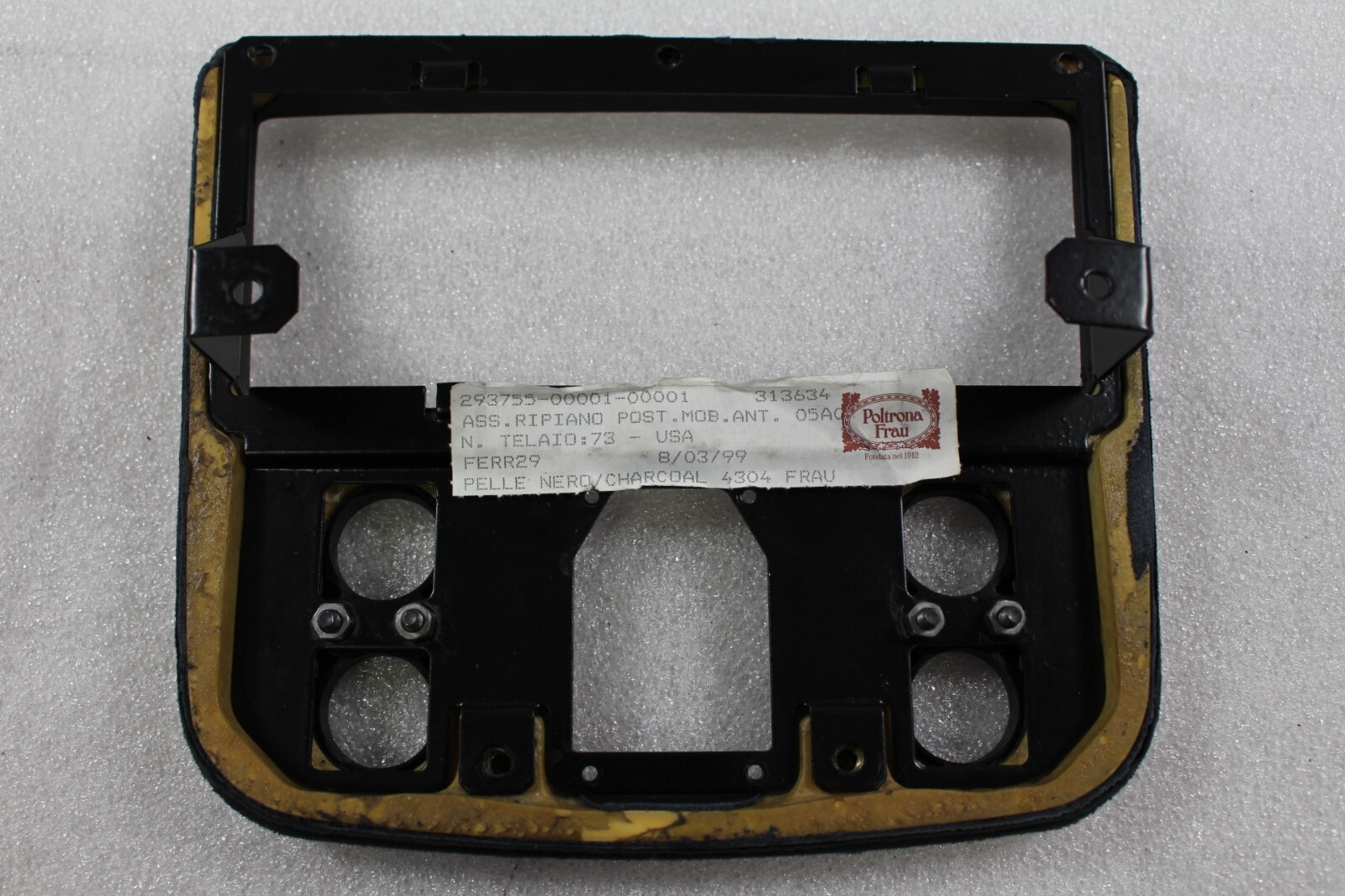 Ferrari 456, Rear Console Panel, Used, P/N 654148