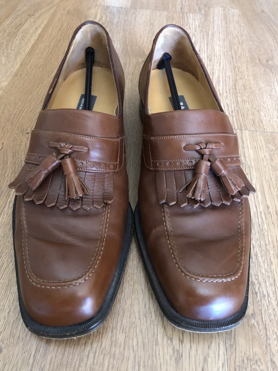 Bally of Switzerland Brown Mens Leather Loafers Shoes size  display picture 3