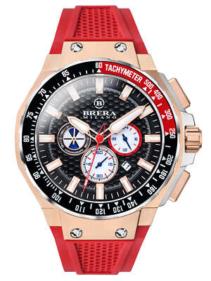 *NEW IN BOX* Brera Milano Granturismo GT2 Chronograph BMGTQC4502A Mens Watch
