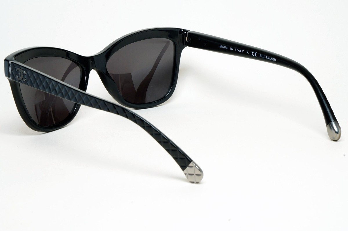 Chanel Sunglasses Black Grey Gradient Square 5330 c.501/S8 56mm