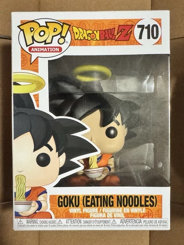 Goku Eating Noodles Funko Pop! DB Z #710 ¿Viene con error de protector? Falta la pieza