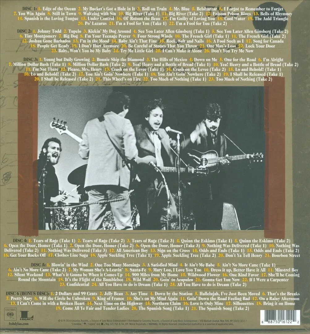 BOB DYLAN & THE BAND The Basement Tapes Complete 6CD Box Set