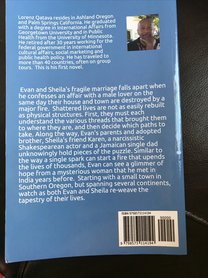 Rain After the Fire ( SIGNED ) by Lorenz Qatava Infidelity Affair Life Intents ￼ - Image 3 of 4