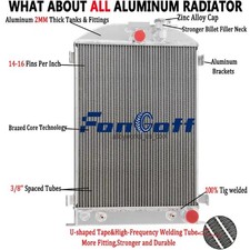 For Ford Model A Stock Height Chevy Engine 1935 1936 Aluminum 4 Core Radiator For Ford Model A Stock Height Chevy Engine 1935 1936 Aluminum 4 Core Radiator