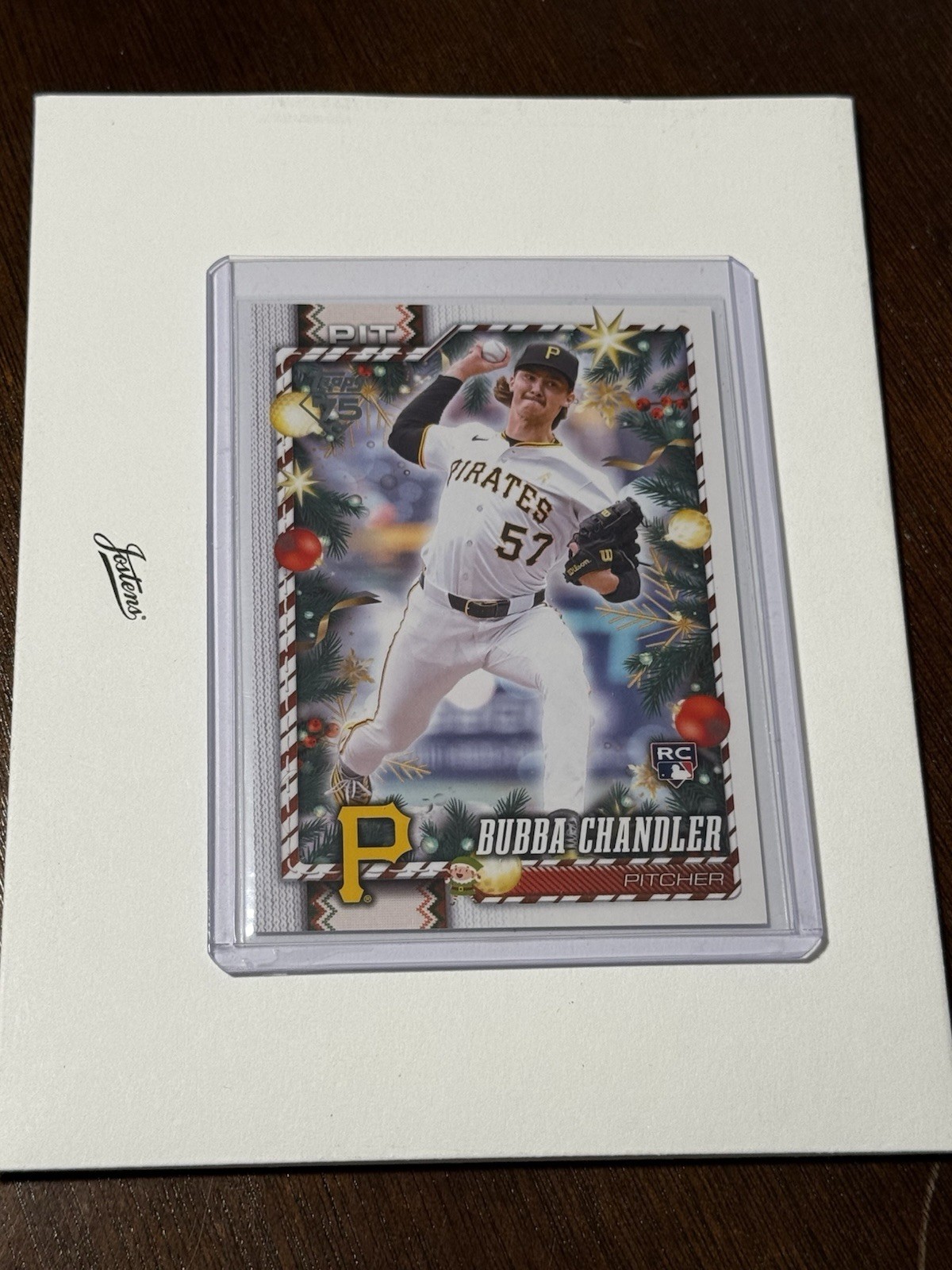 Topps 2026 Holiday Bubba Chandler Hidden Elf SSP #HE-25 RC Pittsburgh Pirates