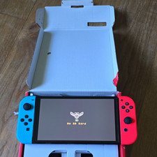 Nintendo Switch Konsole Oled 64 GB mit Joy-Con Neon-Rot/Neon-Blau in OVP