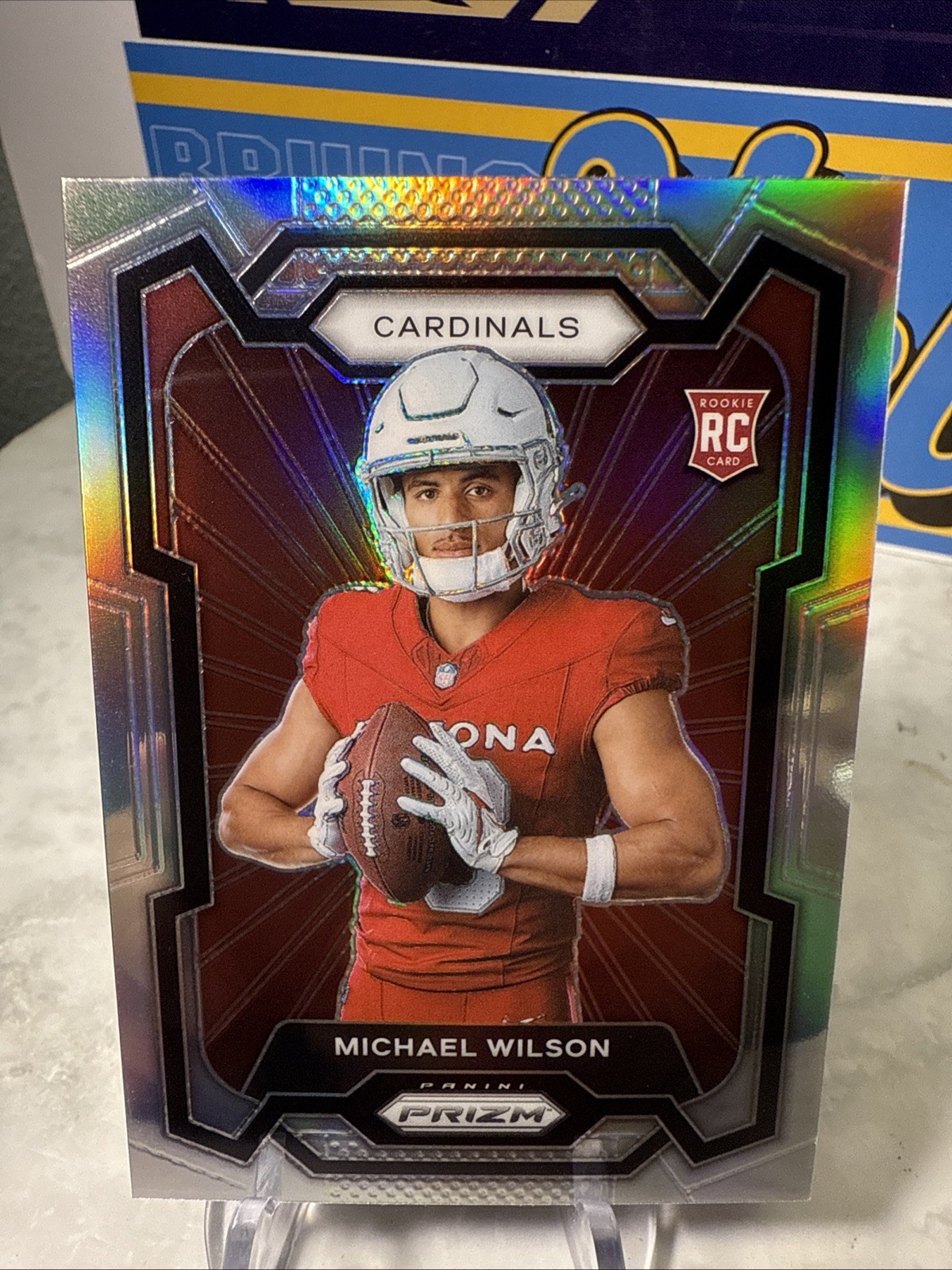 2023 Panini Prizm - Rookie Variation Michael Wilson #336 Silver Prizm (RC)