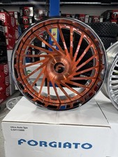 26-d Ventoso Brushed Rose Gold Forgiato Wheels Old School