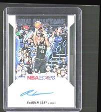 2024-25 Hoops #GS-RQG RaiQuan Gray Great SIGnificance