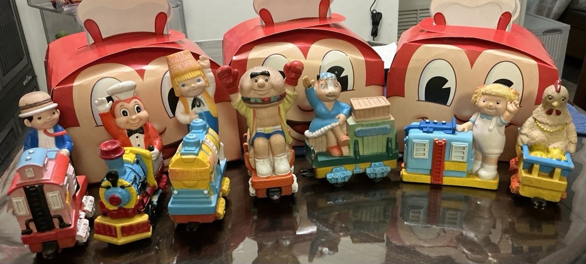 Vintage 1980s Jollibee train set. 7 pieces | eBay