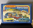 Vintage Matchbox 24 Car Carry Case Blue 1978 Lesney w/ Trays Intact! - Case Only