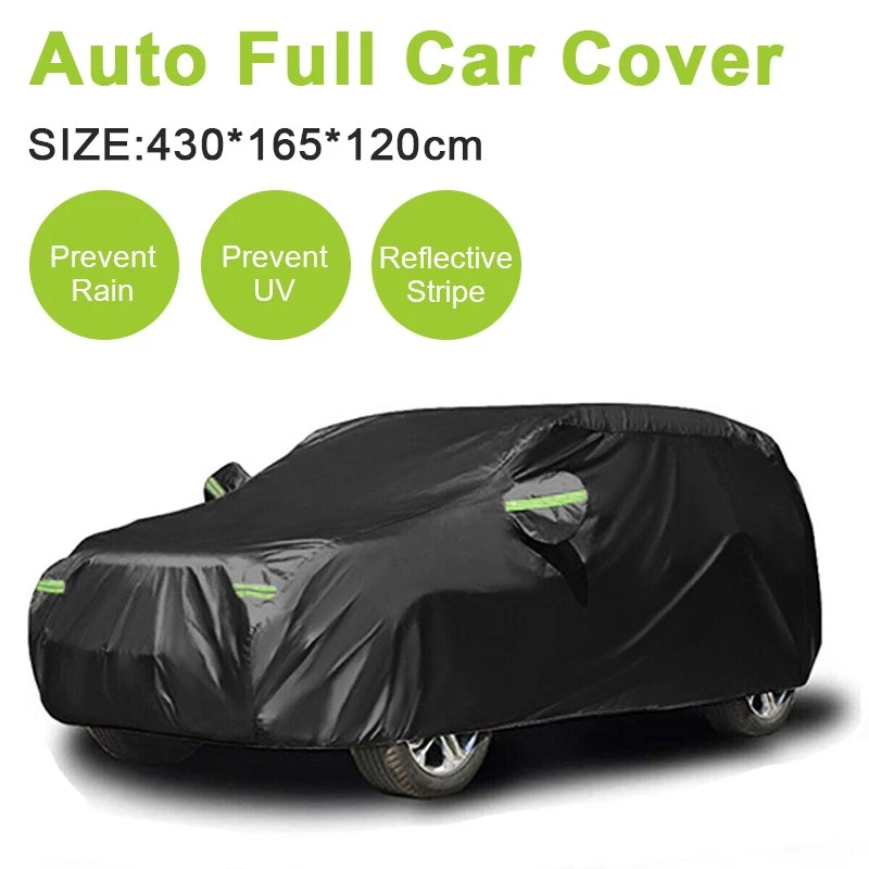 S Car Cover Waterproof All Weather for car, Full car Cover Rain Sun Protective - Image 3 of 4