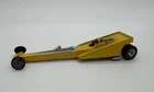Vintage Hot Wheels Redline - REAR ENGINE SNAKE DRAGSTER Yellow Enamel Hong Kong