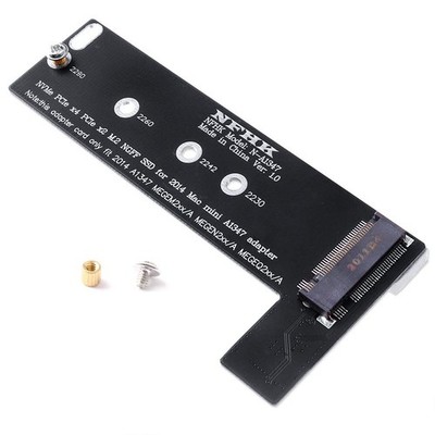 HUYUN M.2 NGFF M-Key NVME SSD Convertor Compatible for 2014 Mini A1347 MEGEN2 ME
