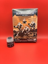 Warhammer 40k Tau Empire XV25 tute da battaglia stealth e omaggio Abaddon nero