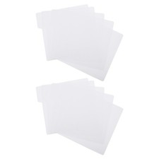 10pcs Vinyl Record Cards, 0.75mm Thick Record Divider DVD Cd File Organizer for