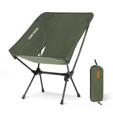 CAMEL CROWN Portable Camping Chair Folding Compact Lawn Lightweight Backpacki...