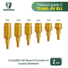 Dental Locator Abutment Locator Core Tool fits Biomet 3i (Certain)-4.0 GH1-6mm